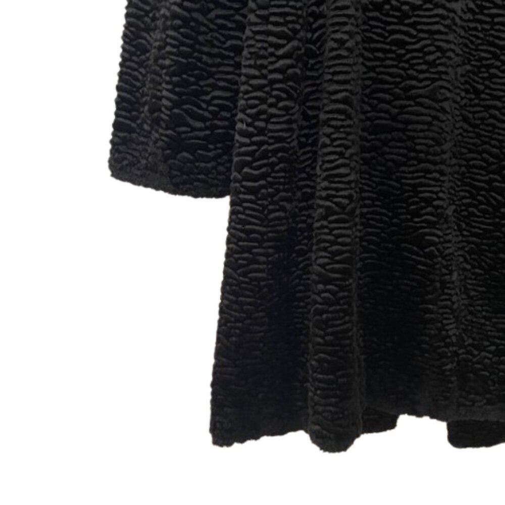 White House Black Market Faux Persian Lamb Coat Size Small - Picture 7 of 11